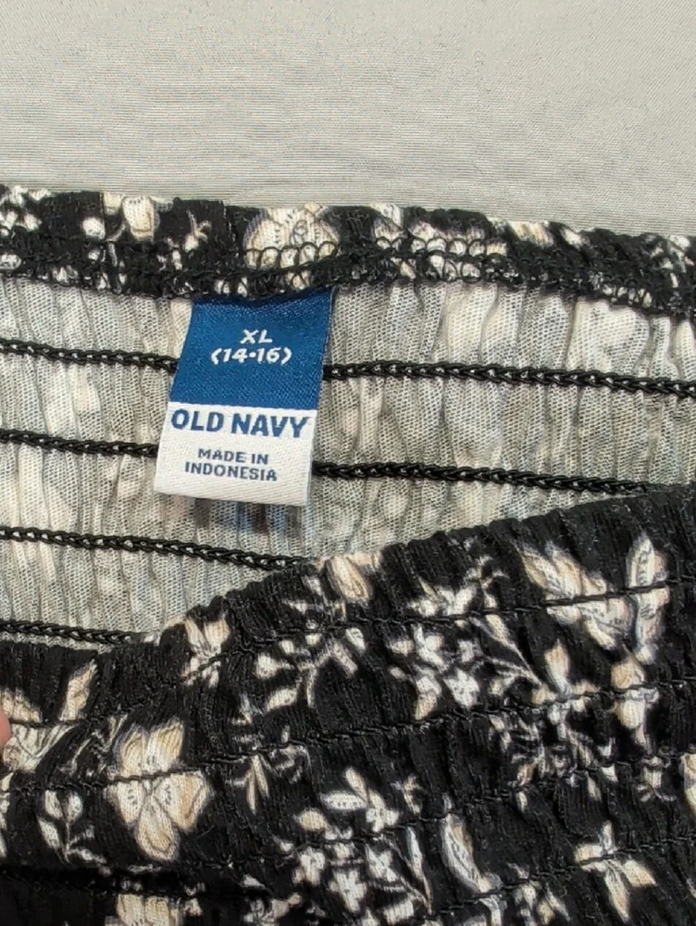 Old Navy smocked bodice